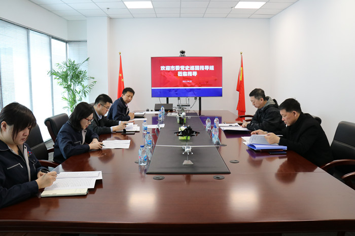 市委党史学习教育巡回指导组莅临99499威尼斯集团指导检查